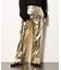 METALLIC STRAIGHT パンツ