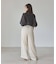 バイカラーリバーニットボレロ