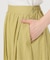 リネンレーヨンタックギャザースカート