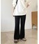 コットンPLソウバリフレアパンツ