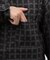 MIDCENTURY PATTERN バンドカラーシャツ