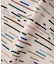 MIDCENTURY PATTERN バンドカラーシャツ