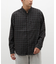 MIDCENTURY PATTERN バンドカラーシャツ