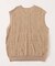 MONO 3D PATTERN ジャカードニットベスト