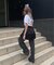 サイドシャーリングパンツ
