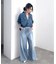 DU JOUR/デュ ジュール SHADE BAGGY JEAN