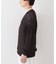 【LA BOUCLE / ラブークル】Vネック カーディガン オープンワークニット