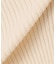 COTTON BOUCLEリブショートカーディガン