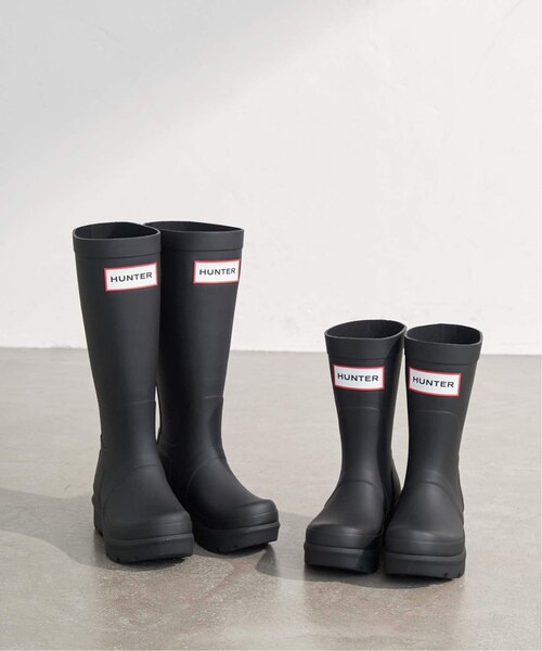 靴 HUNTER short boot UFS7000RMA ユニセックス オリジナル 2.0 ショート ブーツ - ブラック