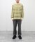 Relume Jeans マルチボーダーロングスリーブTシャツ