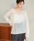 les Tendre see through alpaca ニット