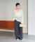 les Tendre see through alpaca ニット
