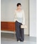 les Tendre see through alpaca ニット