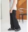 ポリエステルセンタープレスパンツ