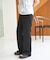 ポリエステルセンタープレスパンツ