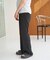 ポリエステルセンタープレスパンツ