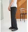 ポリエステルセンタープレスパンツ