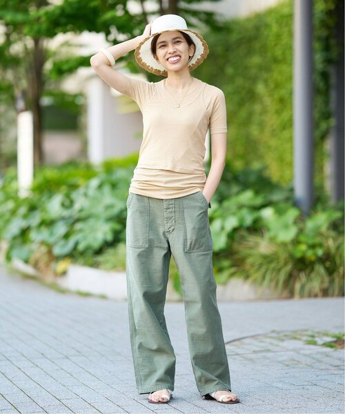 AURALEE/オーラリー】GIZA SUPER HIGH GAUGE TEE / シアーリブTシャツ