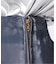 ENAMEL FAUX LEATHER スカート