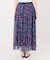 DEVEAUX ランダムヘム プリントスカート