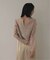 habi シアーブラウス×キャミドレスセット