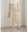 オーガンジーティアードスカート