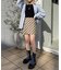 バイアスチェックミニスカート