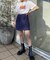 バイアスチェックミニスカート