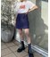 バイアスチェックミニスカート