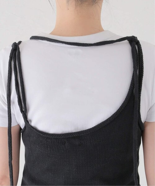 SEEALL/シーオール】 STRING TOP:ニットキャミソール｜ベーセー