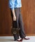 PEツイル ストレートスラックス