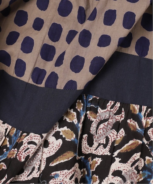 手洗い可 / ティアードパッチワークキャミワンピース｜ベーセー