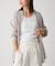 Linen knit topper カーディガン