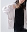 Linen knit topper カーディガン
