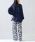 Linen knit topper カーディガン
