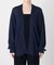 Linen knit topper カーディガン
