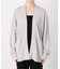 Linen knit topper カーディガン