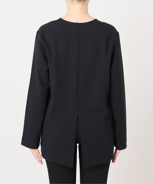 WAAC ブラック クールネックプルオーバー WAAC X JONES】MEN クルーネックスウェット ネイビー