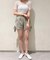 side ribbon shorts
