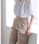 ダブルツイルチェックパンツ◆