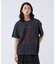 ピグメント加工 プリント クルーネックTシャツ