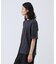 ピグメント加工 プリント クルーネックTシャツ