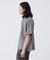ピグメント加工 プリント クルーネックTシャツ