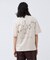 ピグメント加工 プリント クルーネックTシャツ