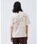 ピグメント加工 プリント クルーネックTシャツ