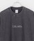 ピグメント加工 プリント クルーネックTシャツ
