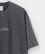 ピグメント加工 プリント クルーネックTシャツ