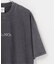 ピグメント加工 プリント クルーネックTシャツ