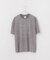 ピグメント加工 プリント クルーネックTシャツ