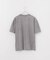 ピグメント加工 プリント クルーネックTシャツ